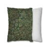 flower garden pillowcase 18x18