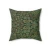 flower garden square pillow 18x18