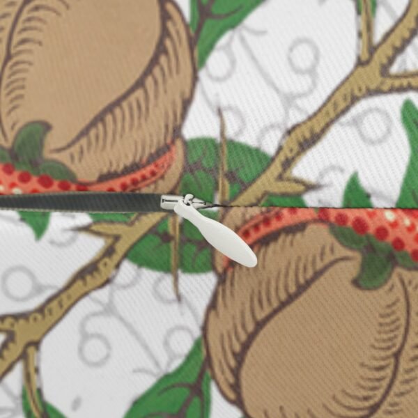 fruit william morris lumbar pillow close up of zipper fruit william morris lumbar pillow close up of zipper