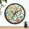 fruit william morris wall clock black over shelf fruit william morris wall clock black over shelf