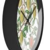 fruit william morris wall clock black side view fruit william morris wall clock black side view