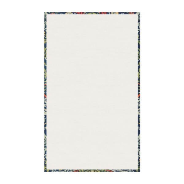 strawberry thief tea towel back view strawberry thief tea towel back view