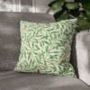 willow boughs quare pillow on a sofa