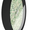 willow boughs wall clock Black Frame White Hands side view