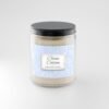 Clean Cotton soy candle in 9oz clear jar