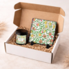 Garden Breeze candle and fruit slate in a gift box