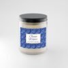 Ocean Water coastal soy candle in 9oz clear jar