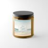 Sea Breeze soy candle 4oz amber jar