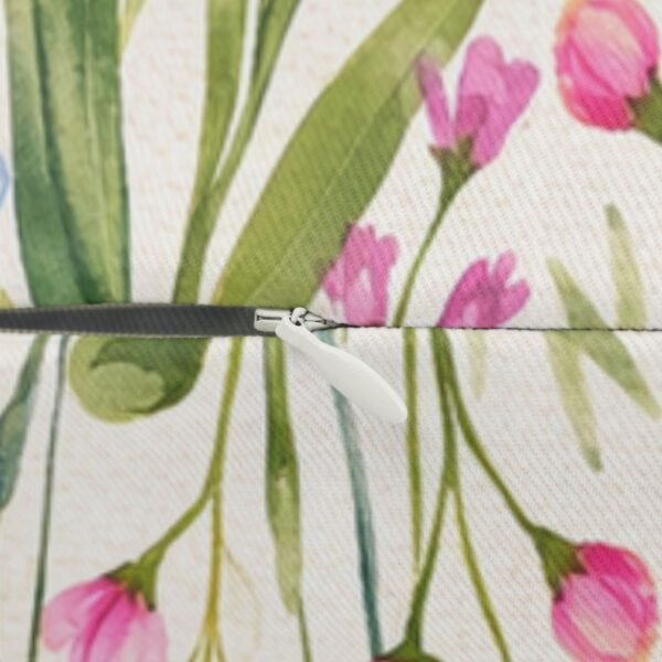 Spring Flowers lumbar pillow close up Spring Flowers lumbar pillow close up