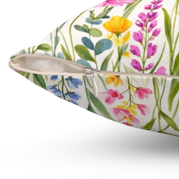 Spring Flowers square pillow close up Spring Flowers square pillow close up