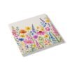 spring flowers ceramic tile square coaster side view spring flowers ceramic tile square coaster side view