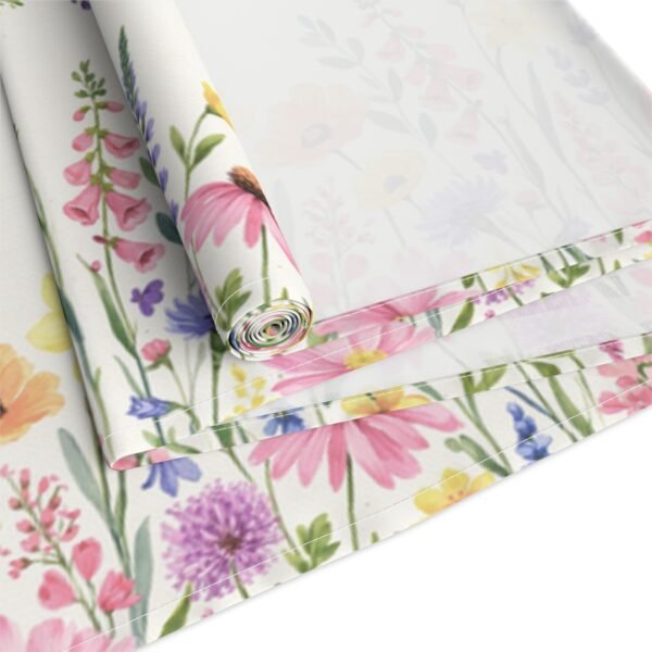 spring flowers cotton table folded spring flowers cotton table folded