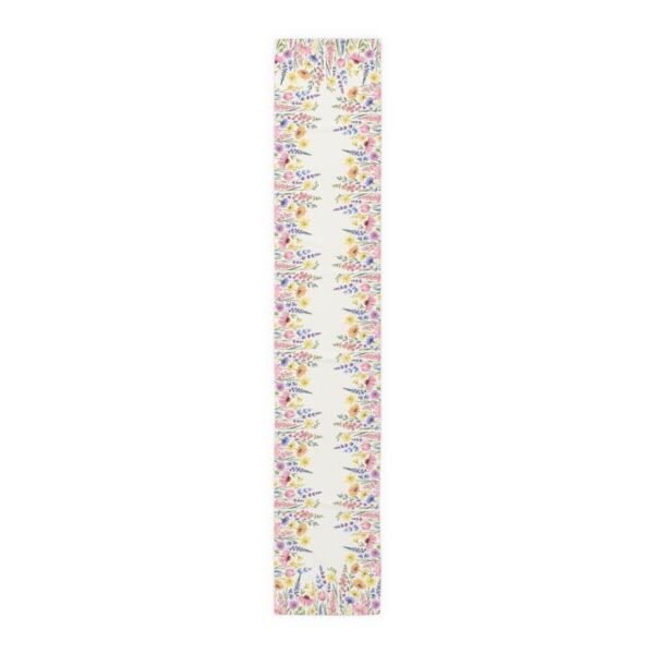spring flowers cotton table runner 90 inches long spring flowers cotton table runner 90 inches long