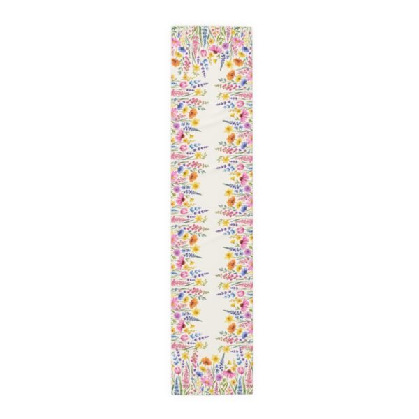 spring flowers polyester table runner 72 inches long spring flowers polyester table runner 72 inches long