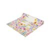 spring flowers polyester table runner rolled up spring flowers polyester table runner rolled up