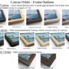 Canvas Prints Frame Options