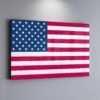 American Flag metal print