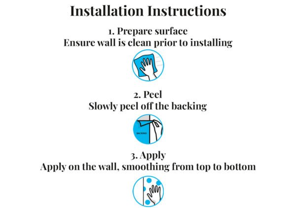 Peel and Stick Installation Instructions Peel and Stick Installation Instructions