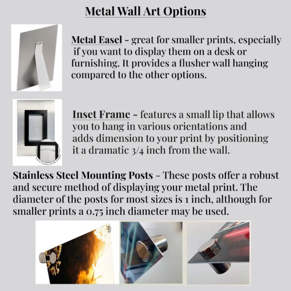 metal wall art hanging options
