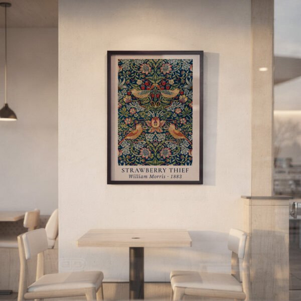Strawberry Thief wall art above table Strawberry Thief wall art above table