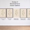 Design D Earthy Botanical Stem Frame Choices