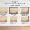 Design E Botanical Abstract Botanical Horizontal Fame Choices