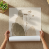 Earthy Abstract Botanical Vertical unframed