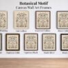 Botanical Motif Canvas Wall Art Fame Choices Botanical Motif Canvas Wall Art Fame Choices