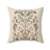 Botanical Motif decorative throw pillow back Botanical Motif decorative throw pillow back
