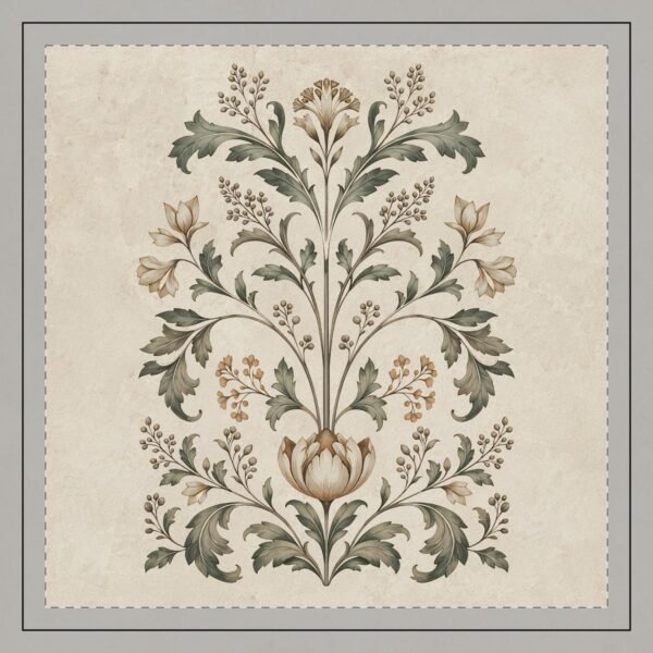 Botanical Motif pillow design Botanical Motif pillow design