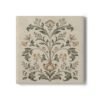 Botanical Motif square ceramic coaster
