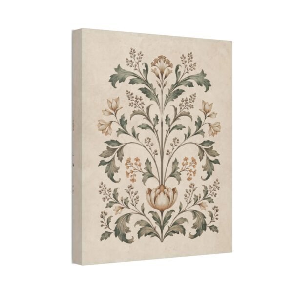 Botanical Motif unframed side view Botanical Motif unframed side view