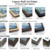 Canvas Wall Art Frame Options Canvas Wall Art Frame Options