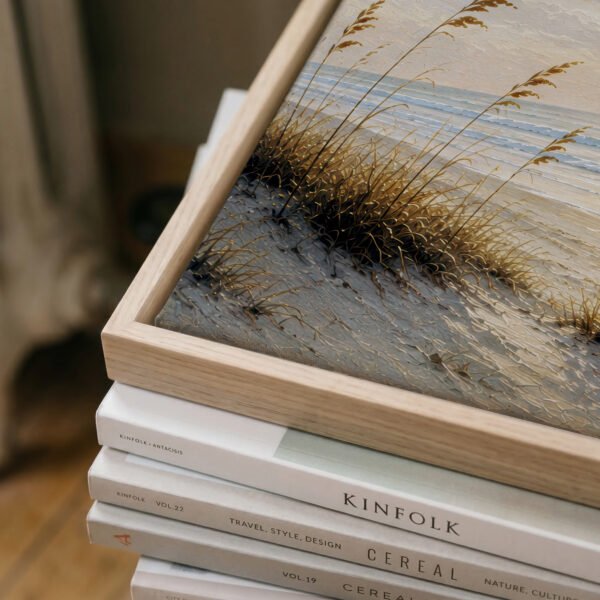 Coastal Dune framed canvas wall art corner close up 44d2a0e3 c6d7 4a92 a105 141c70cc4c28