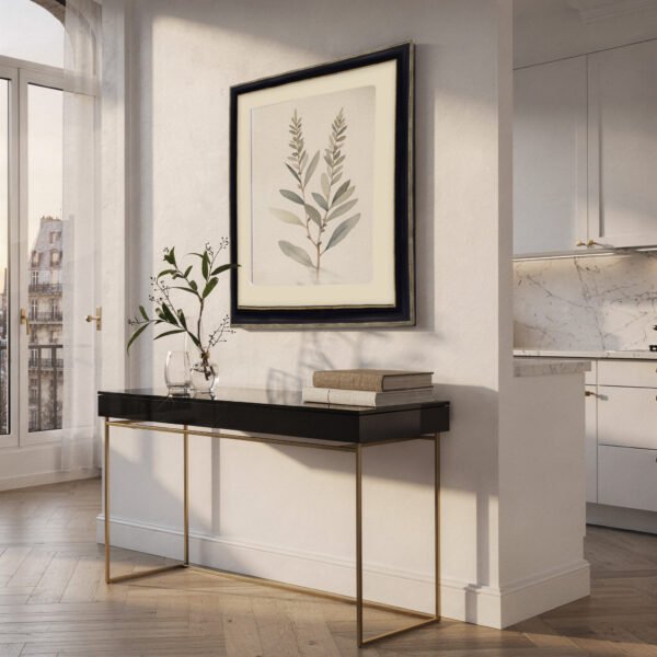 Tranquil Bontanical with gold black frame Tranquil Bontanical with gold black frame