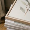 Tranquil Botanical Canvas mockup close up Tranquil Botanical Canvas mockup close up