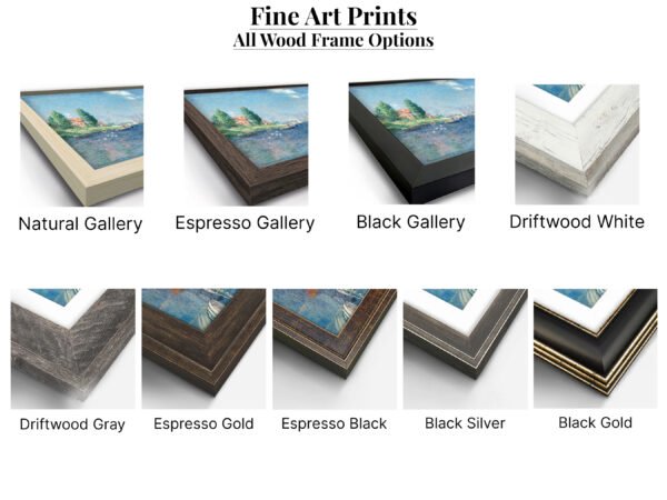 Tranquil Botanical Frame Options Tranquil Botanical Frame Options