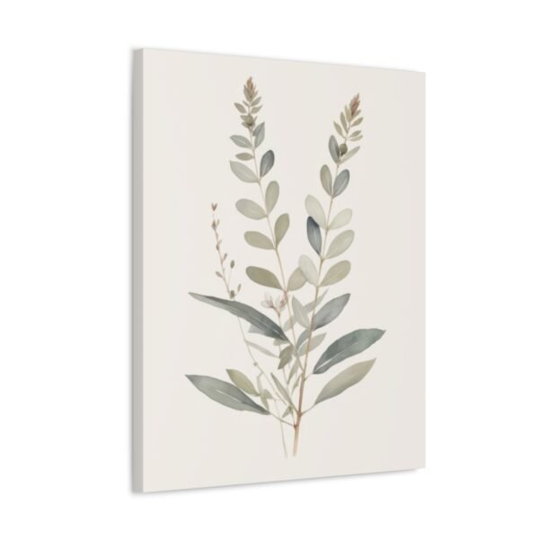 Tranquil Botanical canvas wall art side view Tranquil Botanical canvas wall art side view