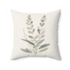 Tranquil Botanical poly twill pillow back