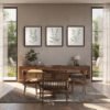 Vertical Trio in Dining Room canvas wall art Vertical Trio in Dining Room canvas wall art