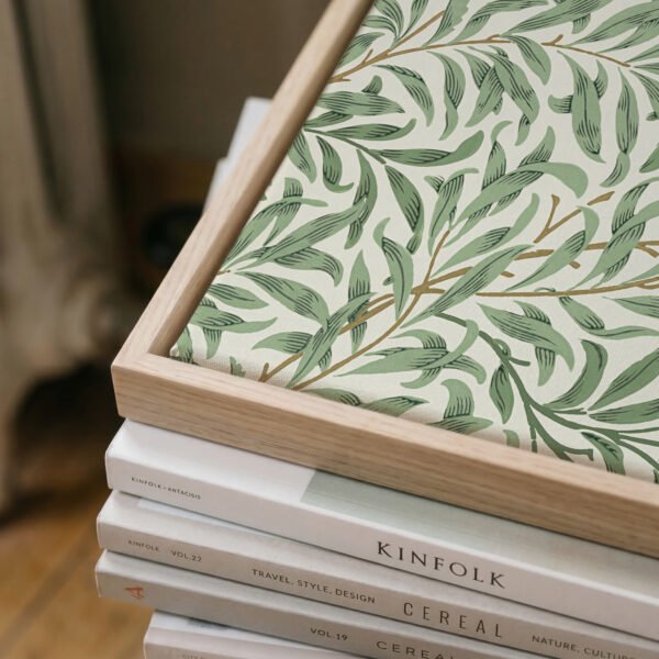 Willow Bough canvas wall art close up