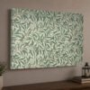 Willow Bough unframed canvas wall art side view above a table