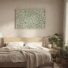 Willow Bough with natural frame above bed in bedoom