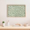 Willow Bough with oak gallery frame above desk