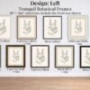 tranquil botanical left frame options tranquil botanical left frame options