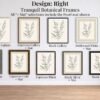 tranquil botanical right mockup Tranquil Botanical Right Design Frame Options