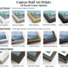 Pimpernel Canvas Wall Art Frame Options