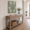 Pimpernel canvas side view in entryway