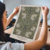 Woman holding Pimpernel Fine Art Print Woman holding Pimpernel Fine Art Print